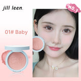 JILL LEEN Colorful Soft Mist Blush 3g Matte & Pearlescent Face Cheek Brightening Makeup for 20-30