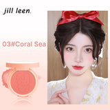 JILL LEEN Colorful Soft Mist Blush 3g Matte & Pearlescent Face Cheek Brightening Makeup for 20-30