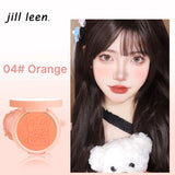 JILL LEEN Colorful Soft Mist Blush 3g Matte & Pearlescent Face Cheek Brightening Makeup for 20-30