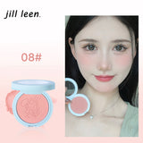 JILL LEEN Colorful Soft Mist Blush 3g Matte & Pearlescent Face Cheek Brightening Makeup for 20-30