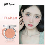 JILL LEEN Colorful Soft Mist Blush 3g Matte & Pearlescent Face Cheek Brightening Makeup for 20-30