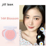 JILL LEEN Colorful Soft Mist Blush 3g Matte & Pearlescent Face Cheek Brightening Makeup for 20-30
