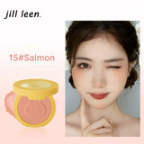 JILL LEEN Colorful Soft Mist Blush 3g Matte & Pearlescent Face Cheek Brightening Makeup for 20-30
