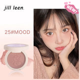 JILL LEEN Colorful Soft Mist Blush 3g Matte & Pearlescent Face Cheek Brightening Makeup for 20-30