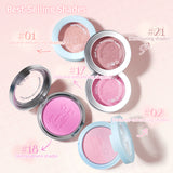 JILL LEEN Colorful Soft Mist Blush 3g Matte & Pearlescent Face Cheek Brightening Makeup for 20-30