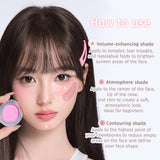 JILL LEEN Colorful Soft Mist Blush 3g Matte & Pearlescent Face Cheek Brightening Makeup for 20-30