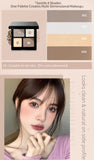 JILL LEEN3-Color Contour Palette – Matte Shading, Nose Contour, Side Contour, Highlighter & Brightening All-in-One