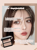 JILL LEEN3-Color Contour Palette – Matte Shading, Nose Contour, Side Contour, Highlighter & Brightening All-in-One