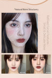 JILL LEEN3-Color Contour Palette – Matte Shading, Nose Contour, Side Contour, Highlighter & Brightening All-in-One