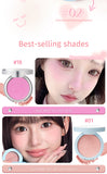 JILL LEEN Colorful Soft Mist Blush 3g Matte & Pearlescent Face Cheek Brightening Makeup for 20-30