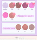 JILL LEEN Colorful Soft Mist Blush 3g Matte & Pearlescent Face Cheek Brightening Makeup for 20-30
