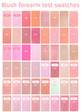 JILL LEEN Colorful Soft Mist Blush 3g Matte & Pearlescent Face Cheek Brightening Makeup for 20-30