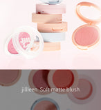 JILL LEEN Colorful Soft Mist Blush 3g Matte & Pearlescent Face Cheek Brightening Makeup for 20-30