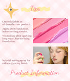 JILLLEEN Blush Cream & Mousse • Lavender Blush • Brightening & Lifting • Long-Lasting • Natural Finish • Moisturizing & Skin-Friendly • Contouring • Healthy Glow