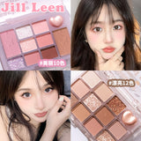 JILL LEEN十二色眼影盘漂亮盘 哑光奶茶色系日常温柔通勤新品