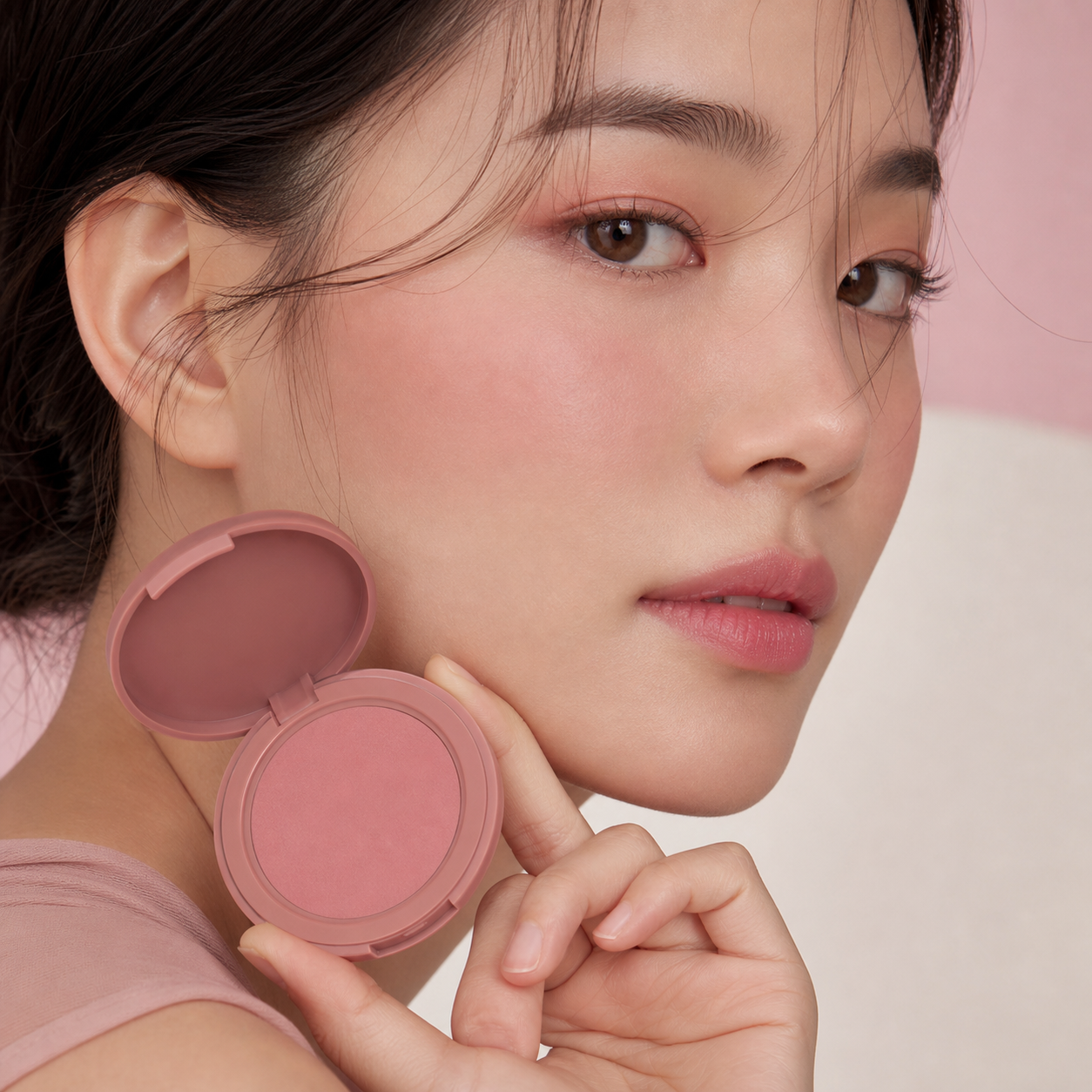 Face beauty look concept